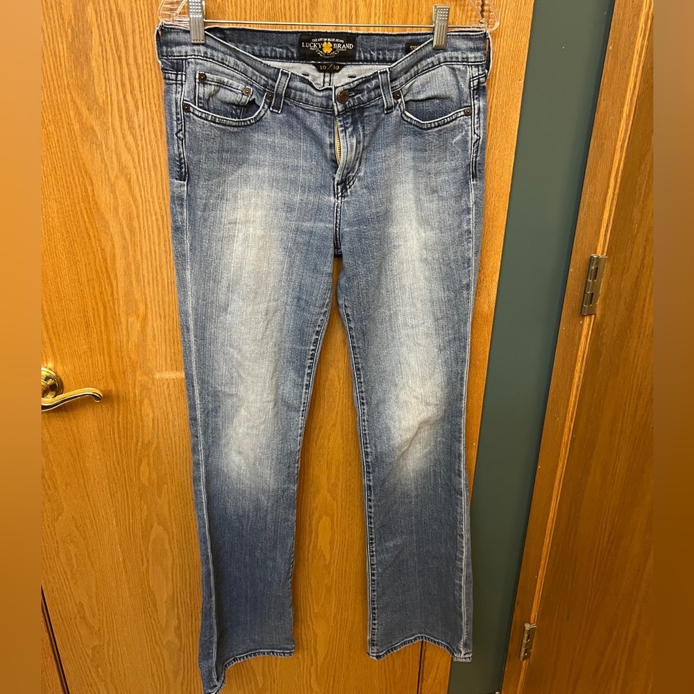 Luck brand women’s straight leg jeans